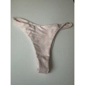 LAHANA SWIM Gigi Bikini Bottom XL Pink Snake Print